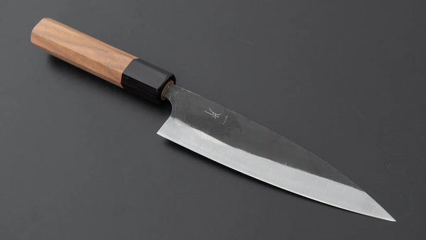 Hitohira Hizen Kurouchi Blue #1 Ajikiri 145mm Walnut Handle Product vendor