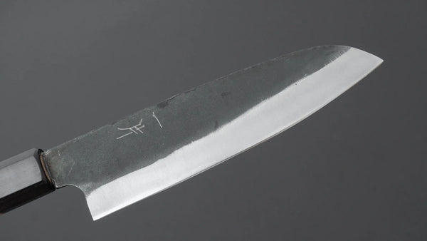 Hitohira Hizen Kurouchi Blue #1 Santoku 165mm Walnut Handle Product vendor