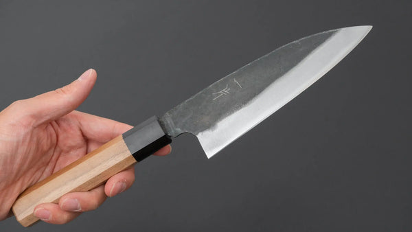 Hitohira Hizen Kurouchi Blue #1 Gyuto 155mm Walnut Handle Product vendor