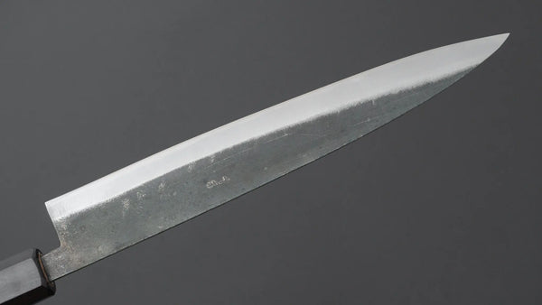 Hitohira Hizen Kurouchi Blue #1 Sujihiki 240mm Walnut Handle Product vendor