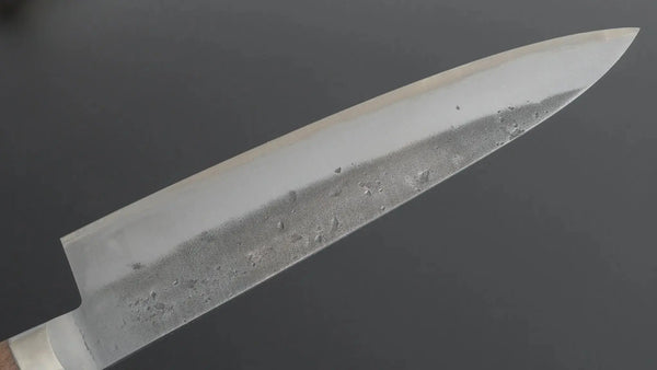 Hitohira TD Blue #2 Stainless Clad Nashiji Yo Gyuto 180mm Walnut Handle Product vendor
