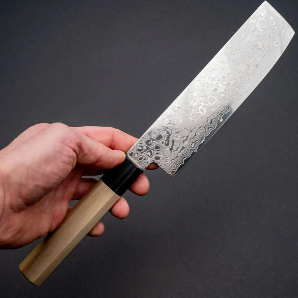 Hitohira HG Damascus Nakiri Ho Wood Handle Product vendor