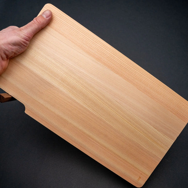 Hitohira Hinoki Thin Cutting Board with Stand (Medium) Product vendor