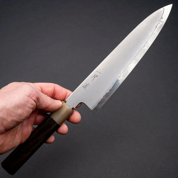 Hitohira Nao SG2 Kasumi Gyuto 210mm Ebony Handle Product vendor