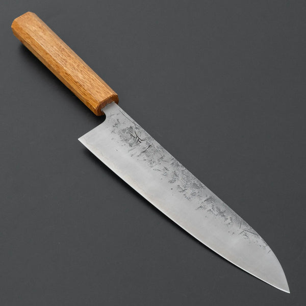 Hitohira Futana SLD Nashiji Gyuto 210mm Oak Handle Product vendor