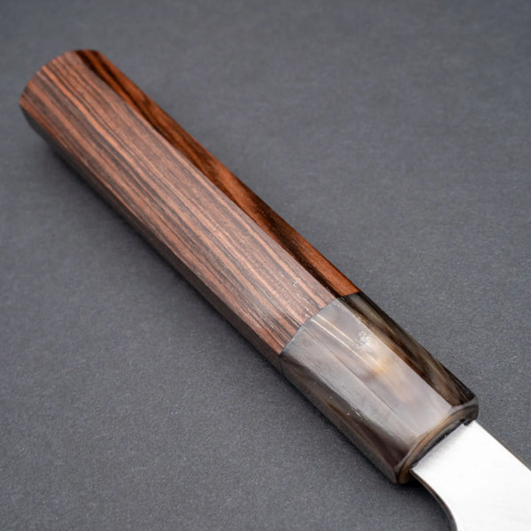 Hitohira Togashi Blue #1 Stainless Clad Migaki Gyuto 210mm Taihei Makassar Ebony Handle Product vendor
