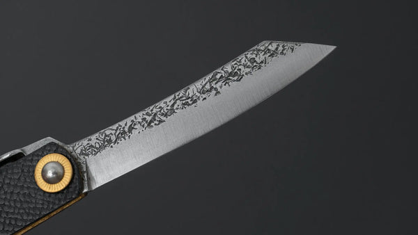 Higonokami VG10 Folding Knife Large Brass Handle (Leather) Product vendor