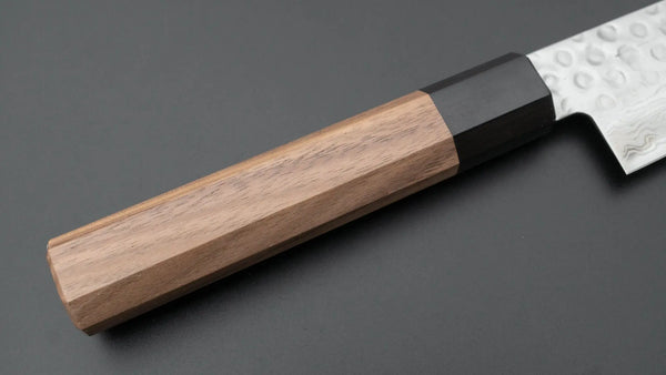 Hitohira HG Tsuchime Damascus Gyuto 180mm Walnut Handle Product vendor