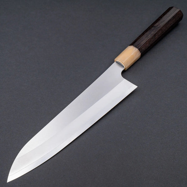 Hitohira Silver #3 Nashiji Gyuto 210mm Ebony Handle Product vendor