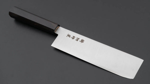 Hitohira Imojiya TH Stainless Nakiri 175mm Ebony Handle (Wa) Product vendor