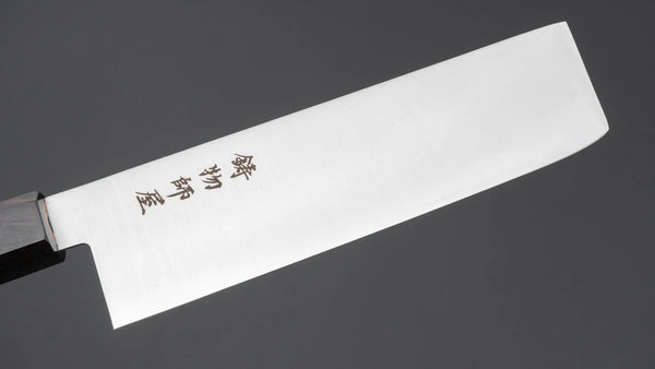 Hitohira Imojiya TH Stainless Nakiri 175mm Ebony Handle (Wa) Product vendor