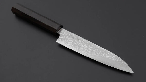Makoto Kurosaki VG7 Damascus Petty 135mm Ebony Handle Product vendor