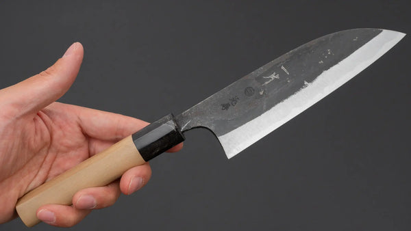 Hitohira Onihiro White #1 Santoku 135mm Ho Wood Handle (D-Shape) Product vendor