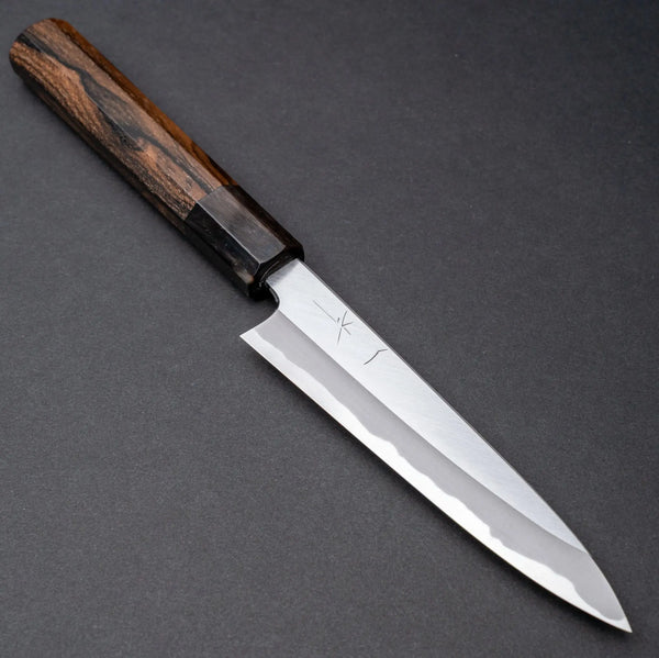 Hitohira Tanaka Kyuzo Blue #1 Migaki Petty 150mm Ziricote Handle Product vendor
