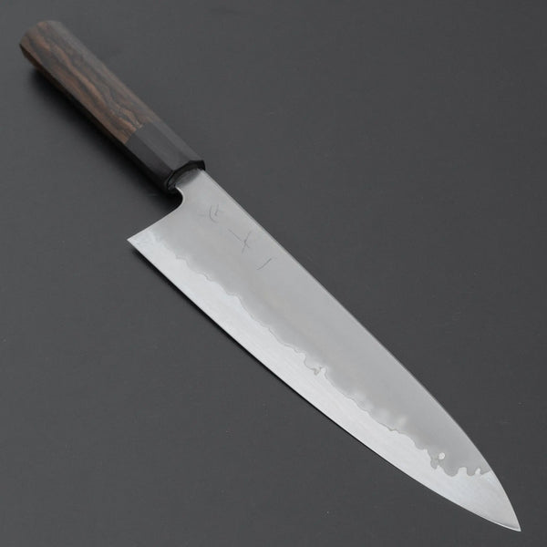 Hitohira Tanaka Izo Blue #1 Stainless Clad Gyuto 240mm Ziricote Handle Product vendor
