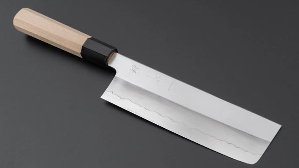 Hitohira Kikuchiyo Ren Silver #3 Nakiri 180mm Ho Wood Handle Product vendor