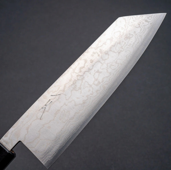 Hitohira Harima Forged Blue #2 Nickel Damascus Bunka Walnut Handle Product vendor