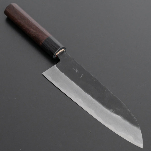 Hitohira MS Kurouchi Blue #2 Santoku 165mm Wood Handle Product vendor