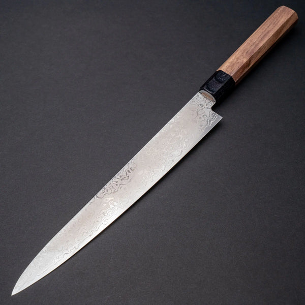 Hitohira HG Damascus Sujihiki 240mm Walnut Handle Product vendor