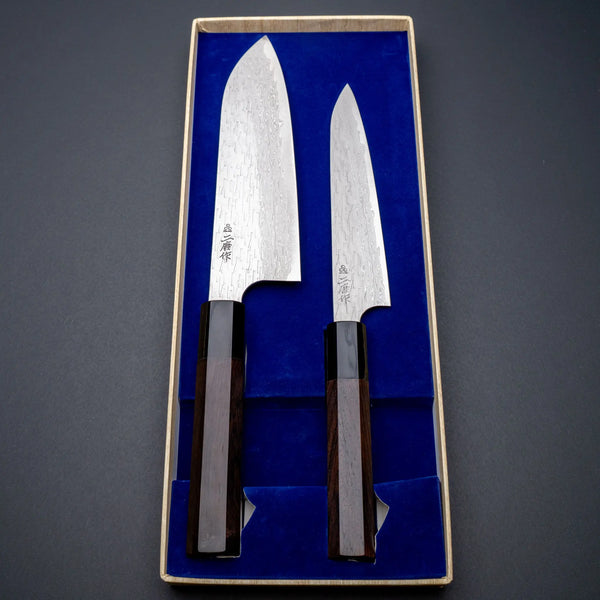 Nigara VG XEOS Knife Set (Petty 150mm & Santoku 180mm) Product vendor