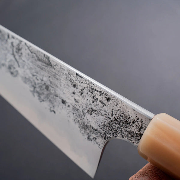 Cygnus Coryphus 26c3 250mm Gyuto Riisgaard Elm Burl Handle - Tetogi