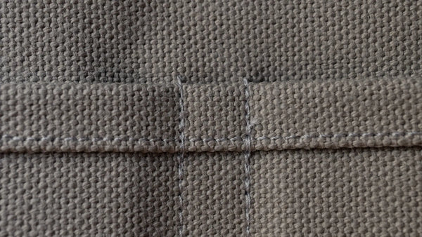 HI - CONDITION Hanpu Canvas 9 Pockets Knife Roll Gray - Tetogi