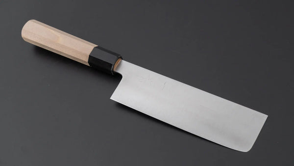 Hitohira Ashi Swedish Stainless Nakiri 165mm Ho Wood Handle - Tetogi