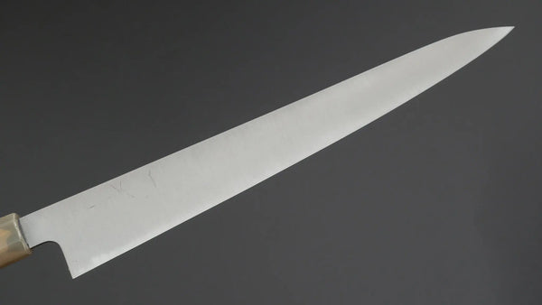 Hitohira Ashi Swedish Stainless Sujihiki 270mm Ebony Handle - Tetogi