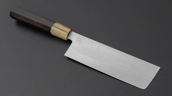 Hitohira Ashi White 2 Nakiri Ebony Handle - Tetogi