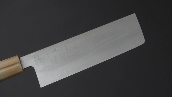 Hitohira Ashi White 2 Nakiri Ebony Handle - Tetogi