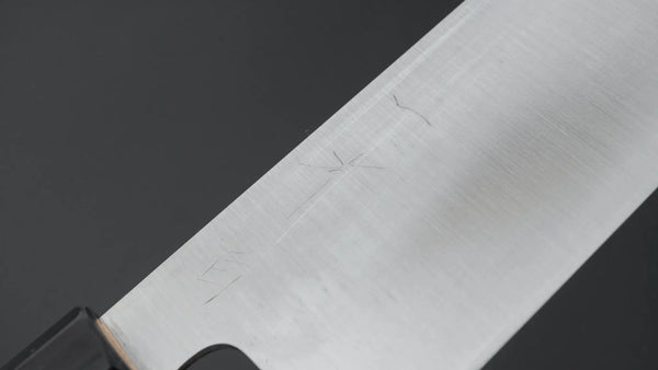 Hitohira Ashi White 2 Nakiri Ho Wood Handle - Tetogi