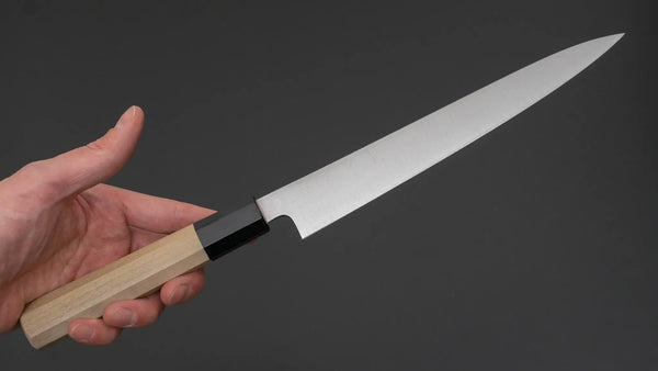Hitohira Ashi White #2 Petty 210mm Ho Wood Handle - Tetogi