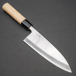 Hitohira Carbon Deba 165mm Ho Wood Handle - Tetogi
