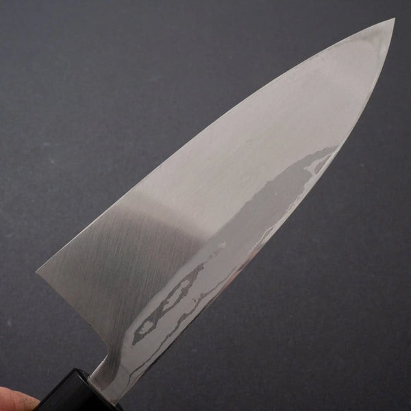Hitohira Echizen Blue #2 Damascus Deba 150mm Wood Handle - Tetogi