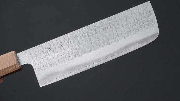 Hitohira Echizen SG2 Tsuchime Nakiri 165mm Tagayasan Handle - Tetogi
