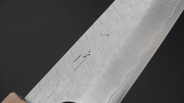 Hitohira Echizen SG2 Tsuchime Petty 140mm Tagayasan Handle - Tetogi