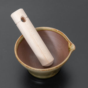 Hitohira Echizen - Yaki Sesame Mortar Small - Tetogi