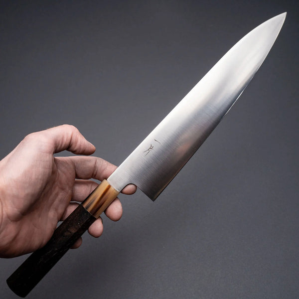 Hitohira FJ VG - 10 Gyuto 240mm Ebony Handle - Tetogi