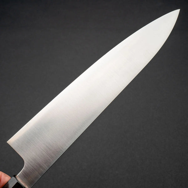 Hitohira FJ VG - 10 Gyuto 240mm Taihei Zebra Wood Octagonal Handle - Tetogi