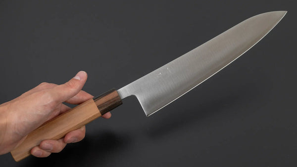 Hitohira Futana S3 Migaki Gyuto 240mm Cherry Wood Handle - Tetogi