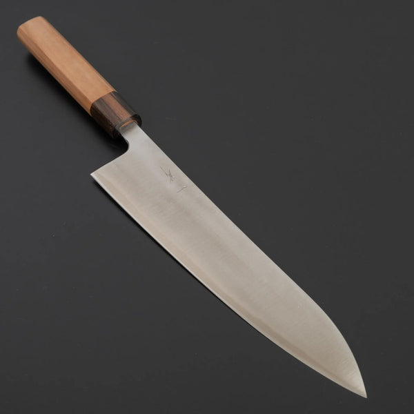 Hitohira Futana S3 Migaki Gyuto 240mm Cherry Wood Handle - Tetogi