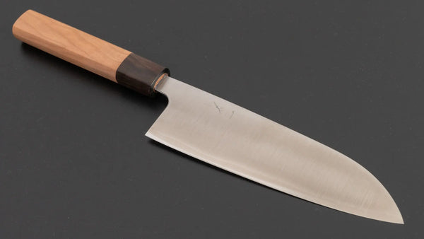 Hitohira Futana S3 Migaki Santoku 165mm Cherry Wood Handle - Tetogi