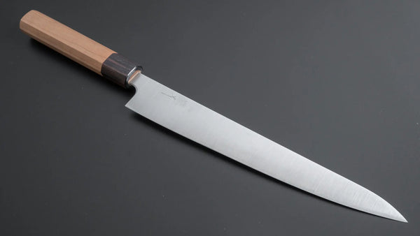 Hitohira Futana S3 Migaki Sujihiki 240mm Cherry Wood Handle - Tetogi