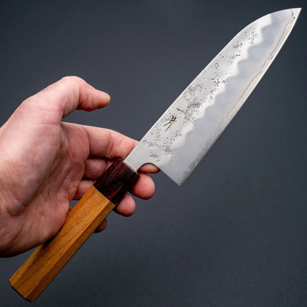 Hitohira Futana S3 Nashiji Santoku 170mm Keyaki Zelkova Handle Product vendor