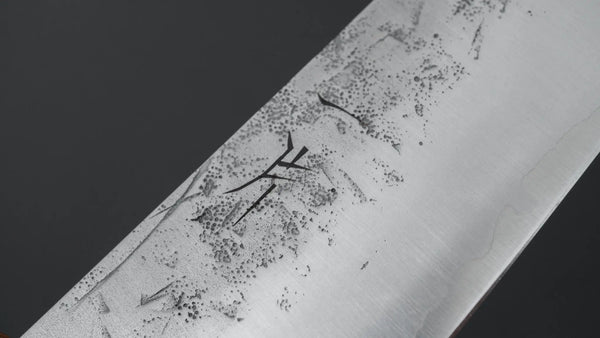 Hitohira Futana SLD Nashiji Gyuto 210mm Oak Handle - Tetogi