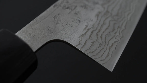 Hitohira Futana Swedish Stainless Nashiji Damascus Gyuto 210mm Walnut Handle - Tetogi