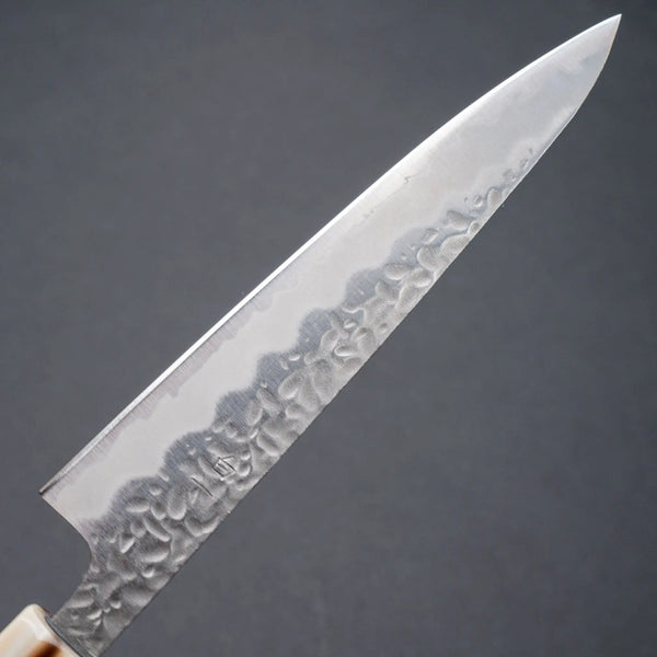 Hitohira Futana White #1 Migaki Tsuchime Petty 135mm Ebony Handle Product vendor