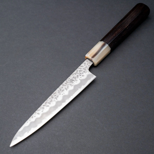 Hitohira Futana White #1 Migaki Tsuchime Petty 135mm Ebony Handle Product vendor