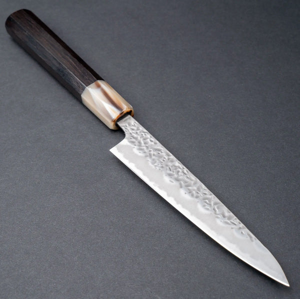 Hitohira Futana White #1 Migaki Tsuchime Petty 135mm Ebony Handle Product vendor