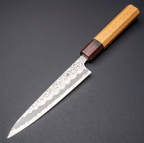 Hitohira Futana White 1 Migaki Tsuchime Petty 135mm Keyaki Zelkva - Tetogi
